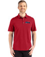 Seattle Seahawks Americana Cutter & Buck Advantage Refresh Epic Confidence Recycled Mens Tri-Blend Pique Polo Cardinal Red Front