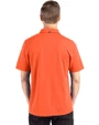 Cincinnati Bengals Cutter & Buck Advantage Refresh Epic Confidence Recycled Mens Tri-Blend Pique Polo College Orange Back