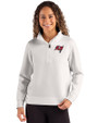 Tampa Bay Buccaneers Cutter & Buck Roam Epic Versatility Recycled Womens Quarter Zip Pullover Solitare Front