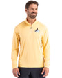 Arizona Cardinals Historic Cutter & Buck Coastline Recycled Double Peached Mens Quarter Zip Pullover Desert Front