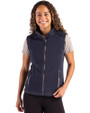 Clique Powder Recycled Fleece Womens Vest Dark Navy Front