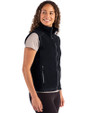Clique Powder Recycled Fleece Womens Vest Black Side