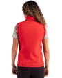Clique Powder Recycled Fleece Womens Vest Red Back