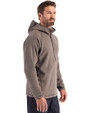 Clique Powder Recycled Fleece Mens Half Zip Hooded Pullover Pistol Side