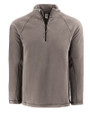 Clique Powder Recycled Fleece Mens Half Zip Hooded Pullover Pistol Mannequin