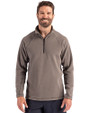 Clique Powder Recycled Fleece Mens Quarter Zip Pullover Pistol Front