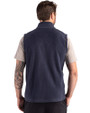 Clique Powder Recycled Fleece Mens Vest Dark Navy Back