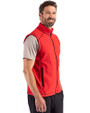 Clique Powder Recycled Fleece Mens Vest Red Side