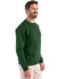 Clique Drive Recycled Mens Crewneck Sweatshirt Bottle Green Side