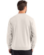 Clique Drive Recycled Mens Crewneck Sweatshirt Off White Back