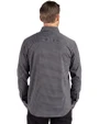 Louisiana Tech Bulldogs Cutter & Buck Skyline Epic Confidence Recycled Gingham Mens Big & Tall Long Sleeve Dress Shirt Black/Elemental Grey Back