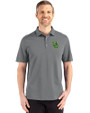 Oregon Ducks- Cutter & Buck Advantage Refresh Epic Confidence Recycled Mens Tri-Blend Pique Polo Elemental Grey Front