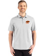 Oklahoma State Cowboys Alumni Cutter & Buck Advantage Refresh Recycled Cotton-Blend Pique Mens Polo CONCRETE Front