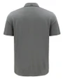 Navy Midshipmen Cutter & Buck Advantage Refresh Recycled Cotton-Blend Pique Mens Polo Elemental Grey Mannequin Back