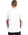 Baldwin Wallace Yellow Jackets Cutter & Buck Advantage Refresh Epic Confidence Recycled Mens Tri-Blend Pique Polo White Back