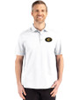 Grambling Tigers Cutter & Buck Advantage Refresh Epic Confidence Recycled Mens Tri-Blend Pique Polo White Front