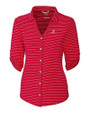 Alabama Crimson Tide Cutter & Buck Academy Elbow Sleeve Womens Top Red Mannequin