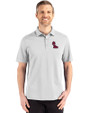 Ole Miss Rebels Cutter & Buck Advantage Refresh Epic Confidence Recycled Mens Tri-Blend Pique Polo CONCRETE Front