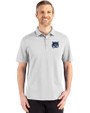 New Hampshire Wildcats College Vault Cutter & Buck Advantage Refresh Epic Confidence Recycled Mens Tri-Blend Pique Polo CONCRETE Front
