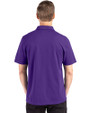 Texas Christian Horned Frogs College Vault Cutter & Buck Advantage Refresh Epic Confidence Recycled Mens Tri-Blend Pique Polo College Purple Back