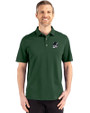 Portland State Vikings College Vault Cutter & Buck Advantage Refresh Epic Confidence Recycled Mens Tri-Blend Pique Polo Hunter Green Front