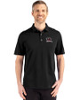 South Carolina Gamecocks College Vault Cutter & Buck Advantage Refresh Epic Confidence Recycled Mens Tri-Blend Pique Polo Black Front