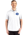 Air Force Falcons College Vault Cutter & Buck Advantage Refresh Epic Confidence Recycled Mens Tri-Blend Pique Polo White Front