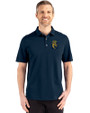 FIU Panthers College Vault Cutter & Buck Advantage Refresh Epic Confidence Recycled Mens Tri-Blend Pique Polo Liberty Navy Front