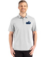 Old Dominion Monarchs College Vault Cutter & Buck Advantage Refresh Epic Confidence Recycled Mens Tri-Blend Pique Polo CONCRETE Front