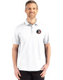 Florida State Seminoles College Vault Cutter & Buck Advantage Refresh Epic Confidence Recycled Mens Tri-Blend Pique Polo White Front