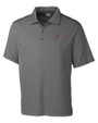 Alabama Crimson Tide Cutter & Buck Northgate CB DryTec Short Sleeve Mens Polo Elemental Grey Mannequin