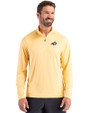 Montana State Bobcats Cutter & Buck Coastline Epic Comfort Recycled Mens Quarter Zip Desert Front
