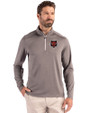 Arkansas State Red Wolves Cutter & Buck Coastline Epic Comfort Recycled Mens Quarter Zip Elemental Grey Front