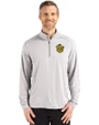 Missouri Tigers College Vault Cutter & Buck Coastline Epic Comfort Recycled Mens Quarter Zip CONCRETE Front