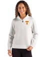 Tennessee Volunteers Cutter & Buck Roam Epic Versatility Recycled Womens Quarter Zip Pullover Solitare Front