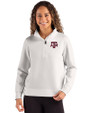 Texas A&M Aggies Cutter & Buck Roam Epic Versatility Recycled Womens Quarter Zip Pullover Solitare Front