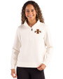 Iowa State Cyclones Cutter & Buck Roam Epic Versatility Recycled Womens Quarter Zip Pullover Shell Front