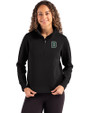 Dartmouth Big Green Cutter & Buck Roam Epic Versatility Recycled Womens Quarter Zip Pullover Black Front