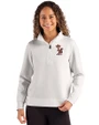 Minnesota Golden Gophers College Vault Cutter & Buck Roam Recycled Buttery-Soft Knit Womens Quarter Zip Pullover Solitaire Front