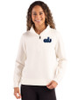 Old Dominion Monarchs College Vault Cutter & Buck Roam Epic Versatility Recycled Womens Quarter Zip Pullover Shell Front