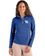 Kentucky Wildcats Cutter & Buck Coastline Epic Comfort Recycled Women’s Quarter Zip Tour Blue Front