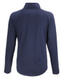 Navy Midshipmen Cutter & Buck Coastline Epic Comfort Recycled Women’s Quarter Zip Navy Blue Mannequin Back