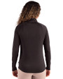 Stanford Cardinal  Cutter & Buck Coastline Epic Comfort Recycled Women’s Quarter Zip Black Back