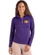 Tennessee Tech Golden Eagles Cutter & Buck Coastline Epic Comfort Recycled Women’s Quarter Zip College Purple Front