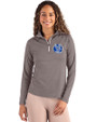 Air Force Falcons College Vault Cutter & Buck Coastline Epic Comfort Recycled Women’s Quarter Zip Elemental Grey Front
