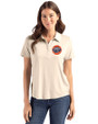 HoustonAstrosCooperstown- Cutter & Buck Coastline Recycled Double Peached Womens Polo Wheat Front