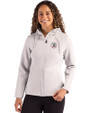 2026 US Open Cutter & Buck Roam Epic Versatility Recycled Womens Full Zip Hooded Jacket Solitare Front