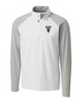 Howard Bison Cutter & Buck Response Lightweight Hybrid Quarter Zip Mens Pullover Windbreaker White Mannequin