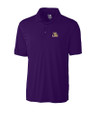 LSU Tigers Cutter & Buck Northgate CB DryTec Short Sleeve Mens Polo College Purple Mannequin