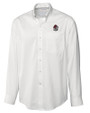 Georgia Bulldogs Cutter & Buck Epic Easy Care Fine Twill Mens Long Sleeve Dress Shirt White Mannequin